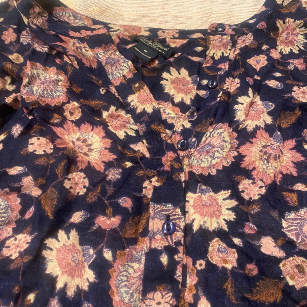 Lucky Brand Floral Blouse - Picture 3 of 6